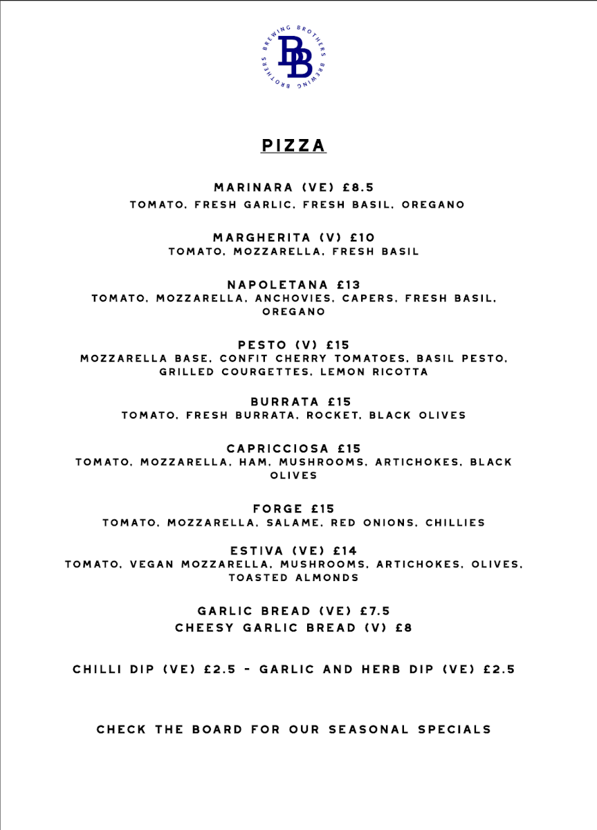 Menu Brewing Brothers Beachside-1