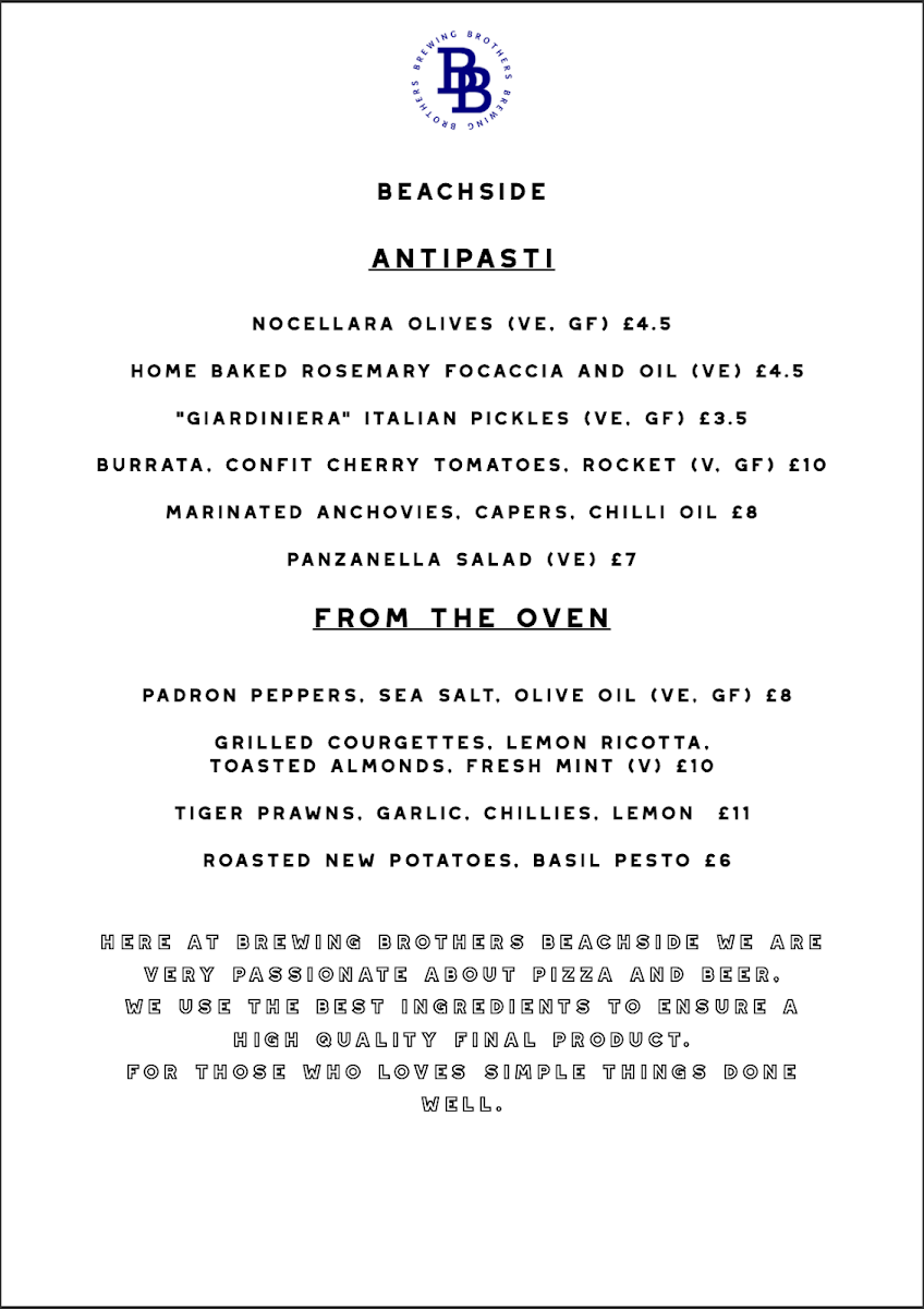 Menu Brewing Brothers Beachside-2